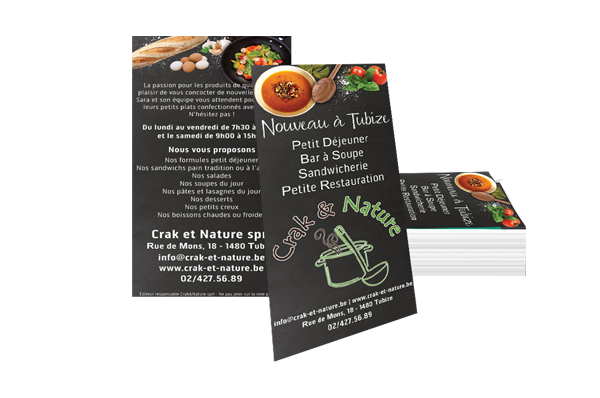 Flyers Crak et Nature