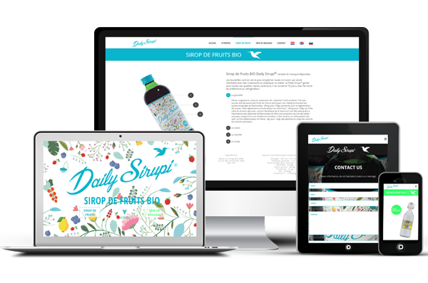 Site de présentation Daily Sirupi